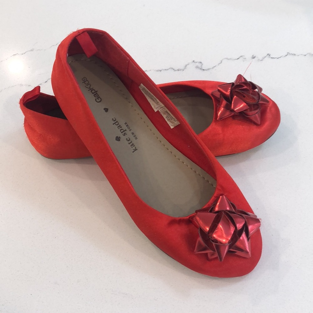 Kate Spade x GapKids Red Ballerina Shoes